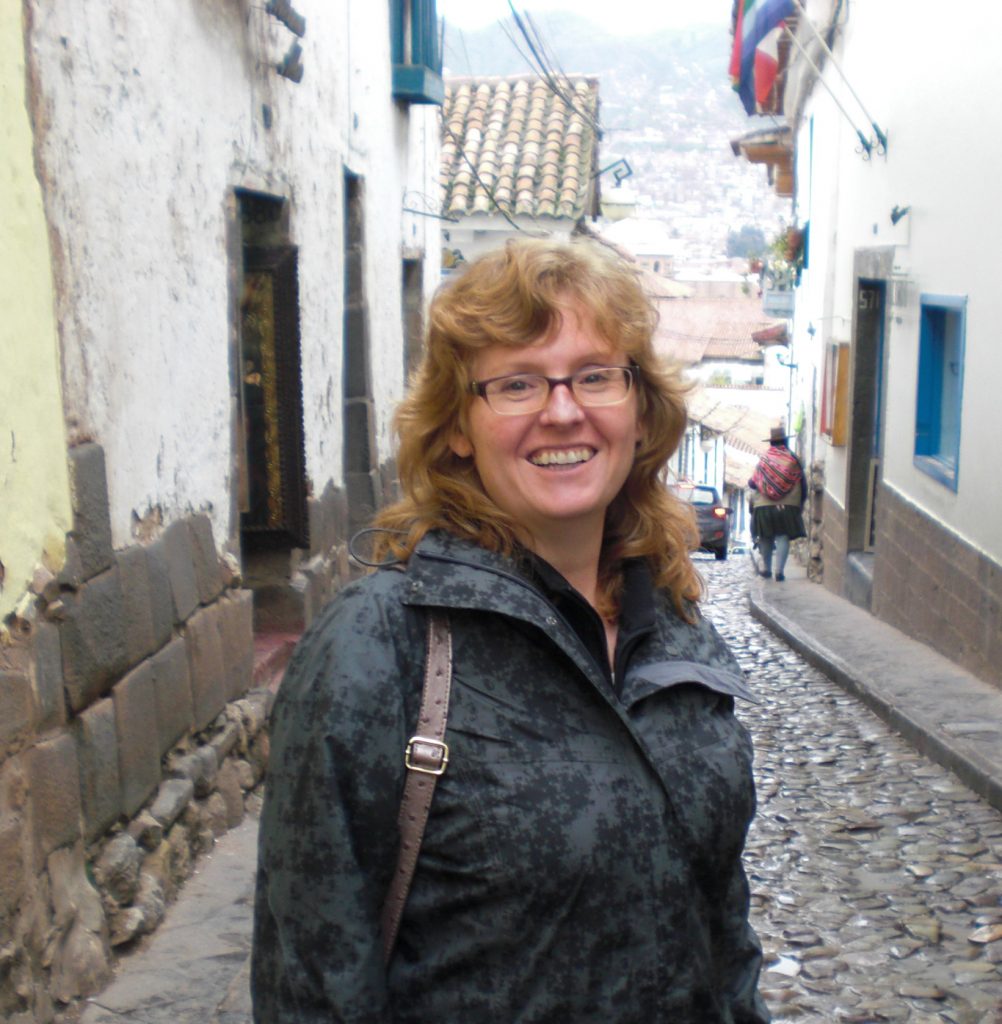 Author Maaja Wentz in Cuzco, Peru
